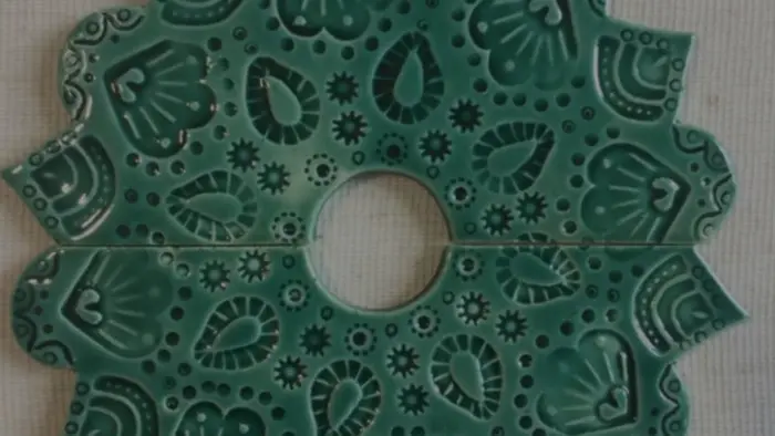 Vide poche ou bougeoir en argile_1