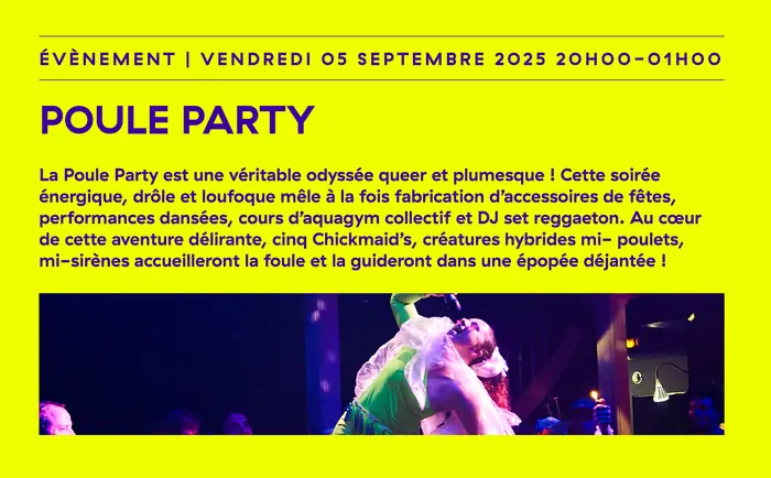 La Poule Party débarque dans toute sa splendeur queer et plumesque ! 🐔✨_1