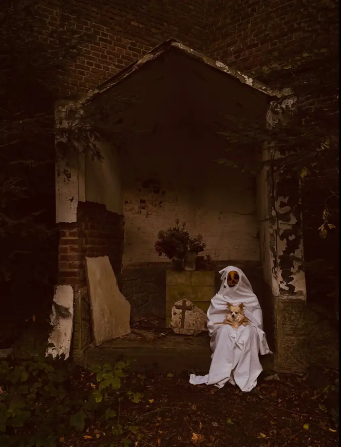 Shooting photo avec son chien pour fêter Halloween !_1