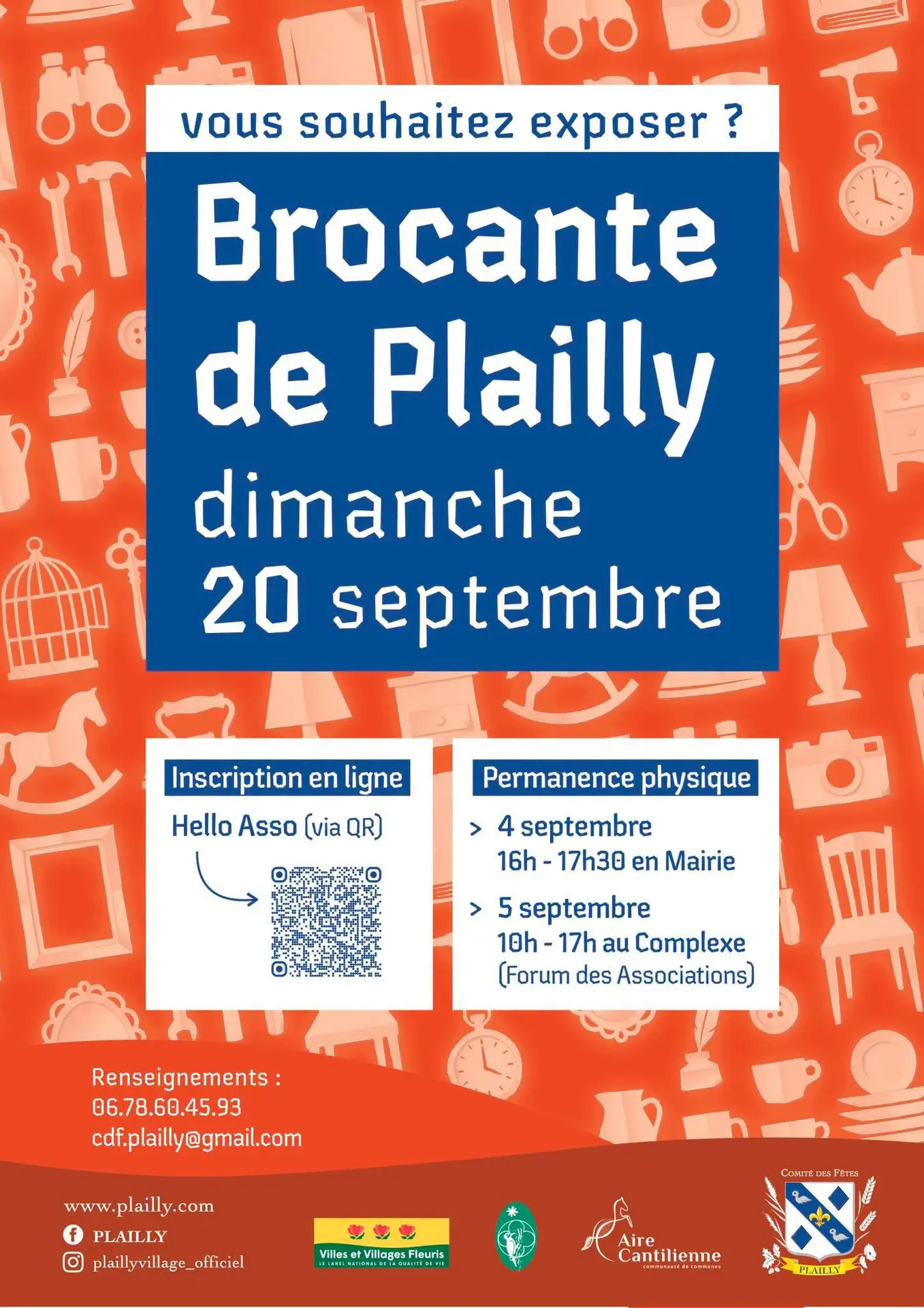Brocante à Plailly