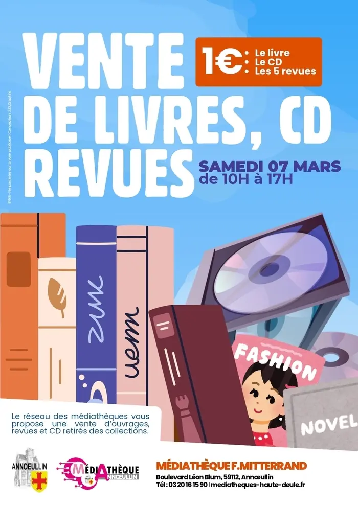 Vente de Livres; CD, Revues_1