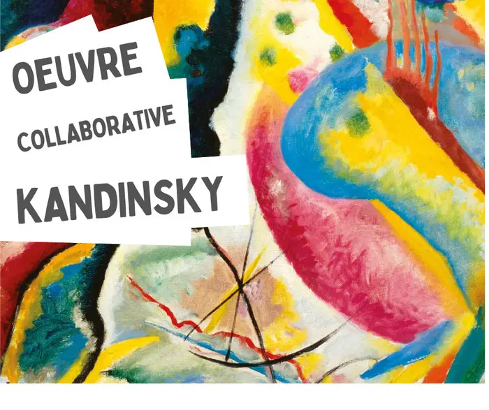 Œuvre collaborative à la manière de Kandinsky du 3 au 31 mars_1