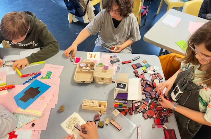 Atelier d’arts graphiques au Grand Bleu !_1