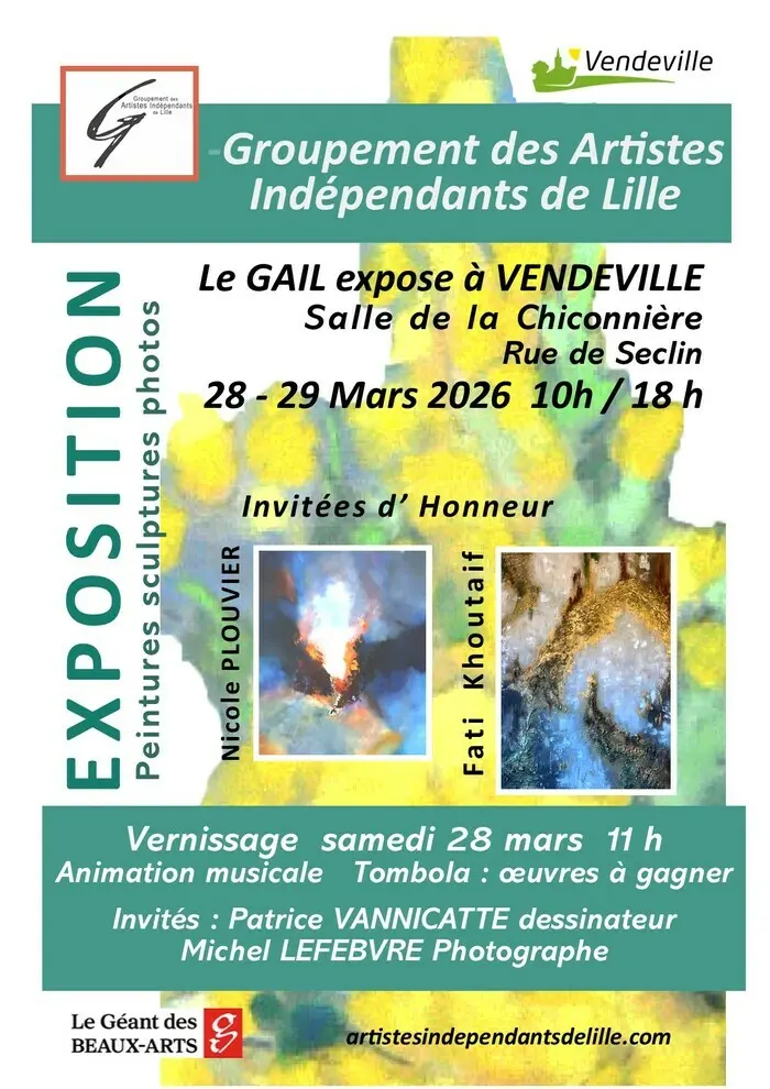Les artistes du GAIL exposent à Vendeville_1
