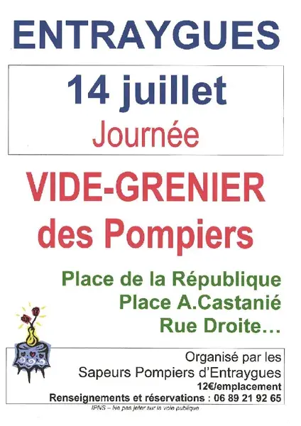 Vide grenier des pompiers