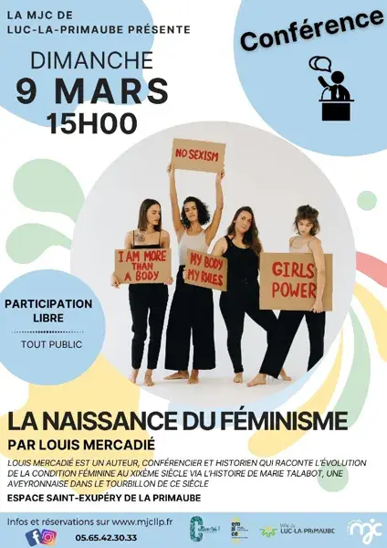 CONFÉRENCE : La naissance du féminisme