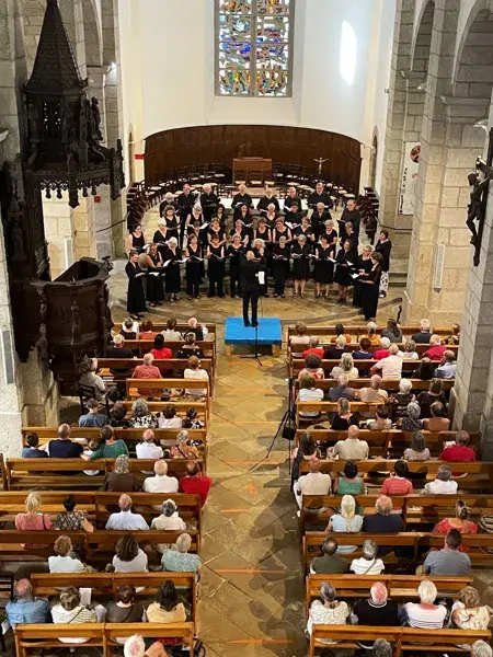 Concert final du Choeur Ephémère de Conques et orgue