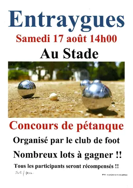 Concours de pétanque