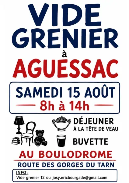 VIDE GRENIER DU 15 AOUT