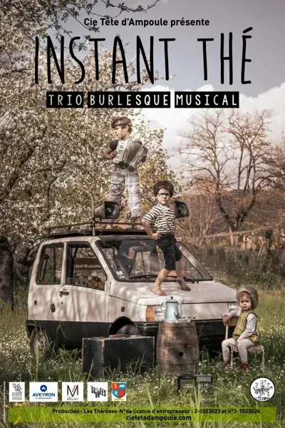 Concert – L’Instant Thé
Un spectacle familial et déjanté, mêlant musique rétro, clownerie fine et surprises à bord d’une voiturette mobile pleine de malice !
Un moment drôle, tendre, poétique et décalé. À savourer sans modération !