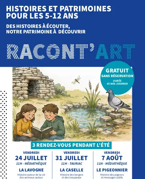 Histoires et Patrimoines pour les 5-12 ans  Racont' Art -