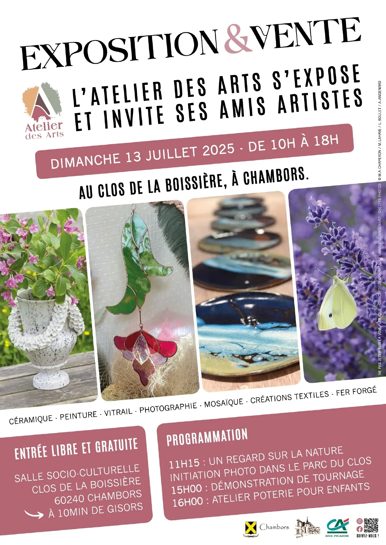 Expo-vente Atelier des Arts Chambors 13 07 25