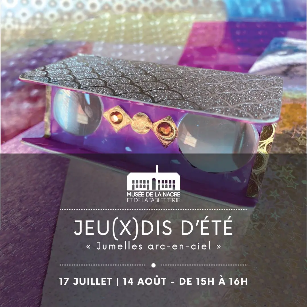 eux(x)dis d'été - Atelier jumelles arc-en-ciel Méru 17 07 25 et 14 08 25