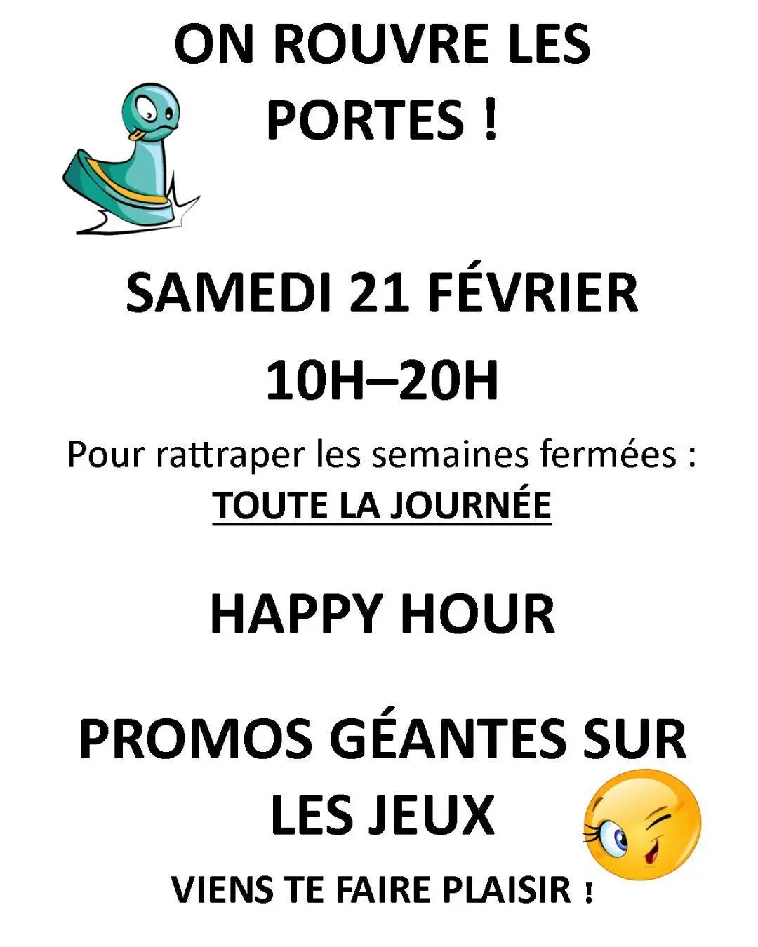 Hâte de vous revoir ou vous rencontrer