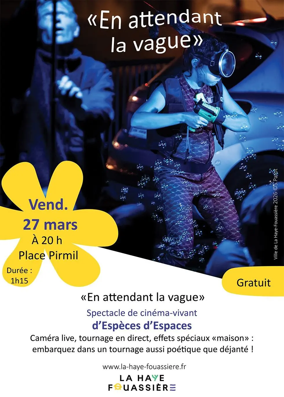 Spectacle participatif «En attendant la vague»