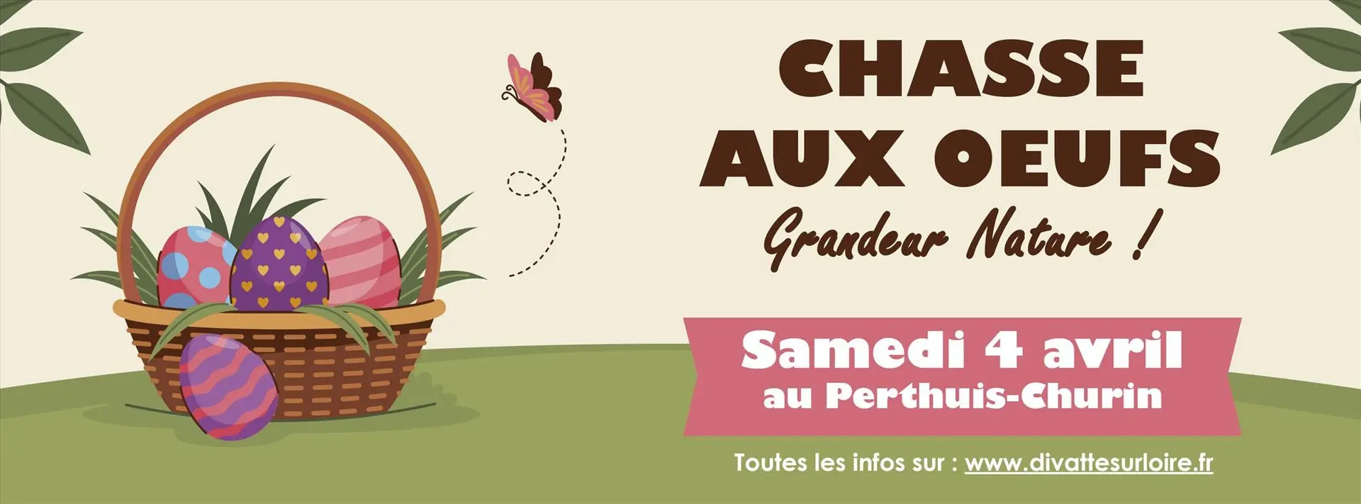 Affiche chasse aux oeufs