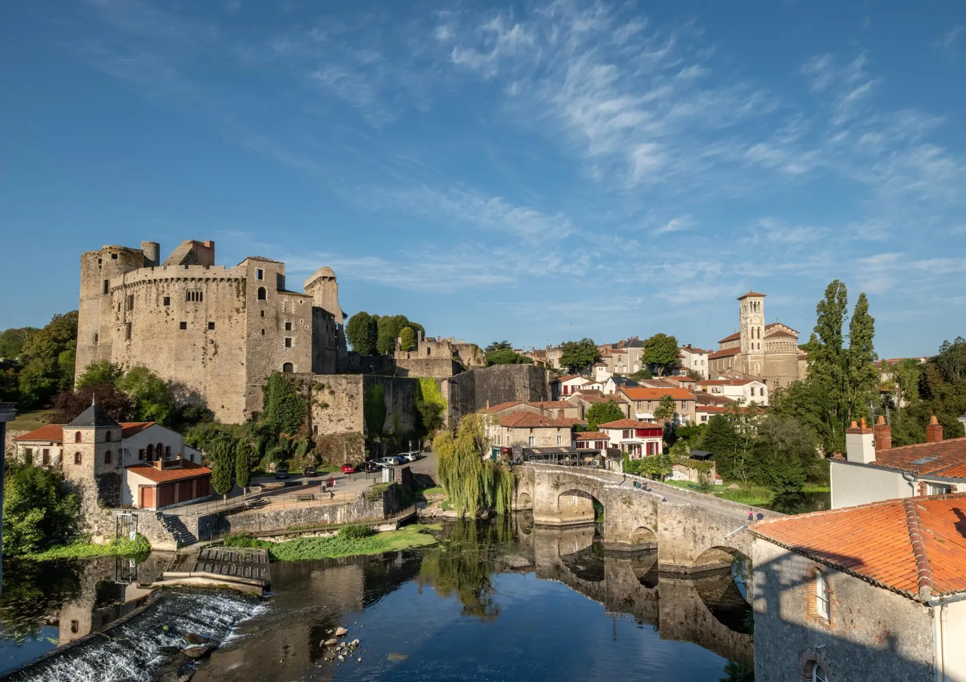 Panorama sur la ville de Clisson