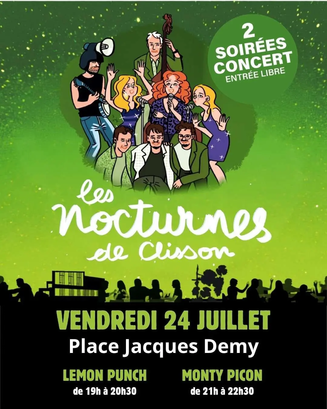 Affiche Les Nocturnes Juillet 2026