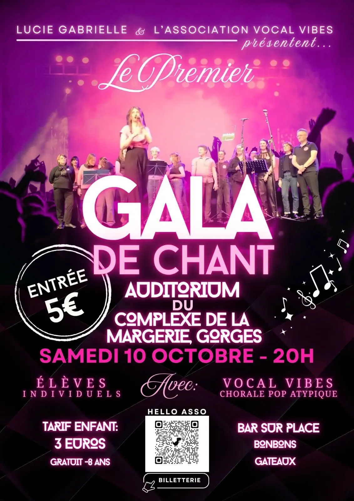 Gala de chant de la chorale Vocal Vibes