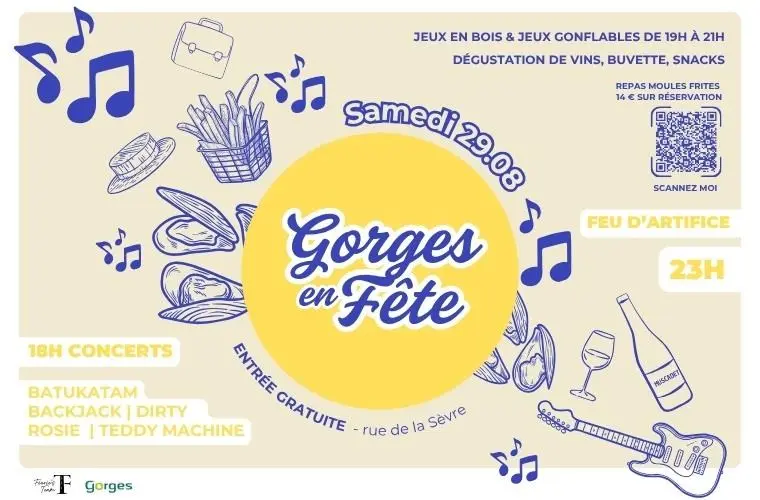 Gorges en fête - affiche