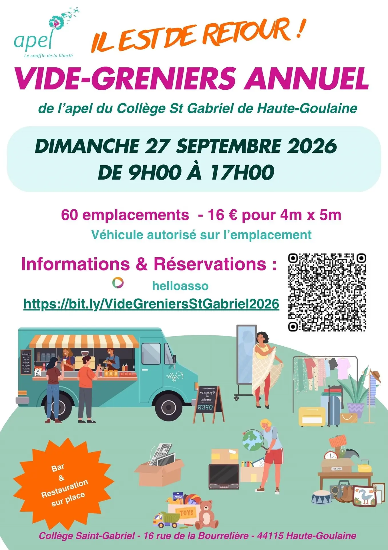 Vide Grenier Haute-Goulaine 27/09/2026