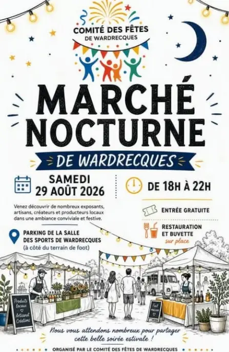 Marché nocturne de Wardrecques