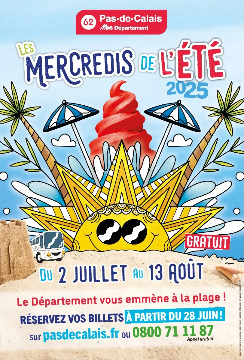 Mercredis de l'été Département 62