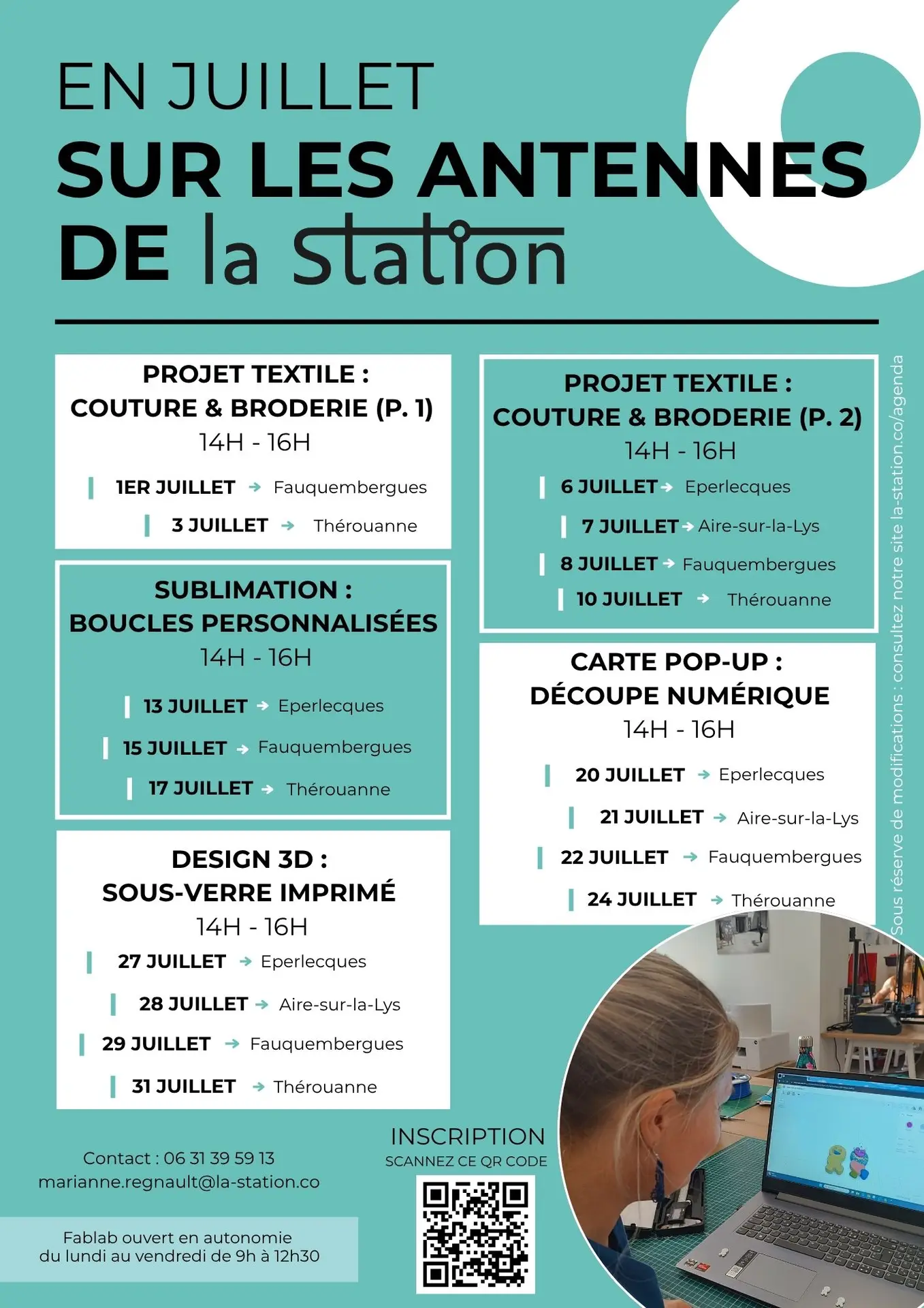 Programme de juillet antenne de Thérouanne