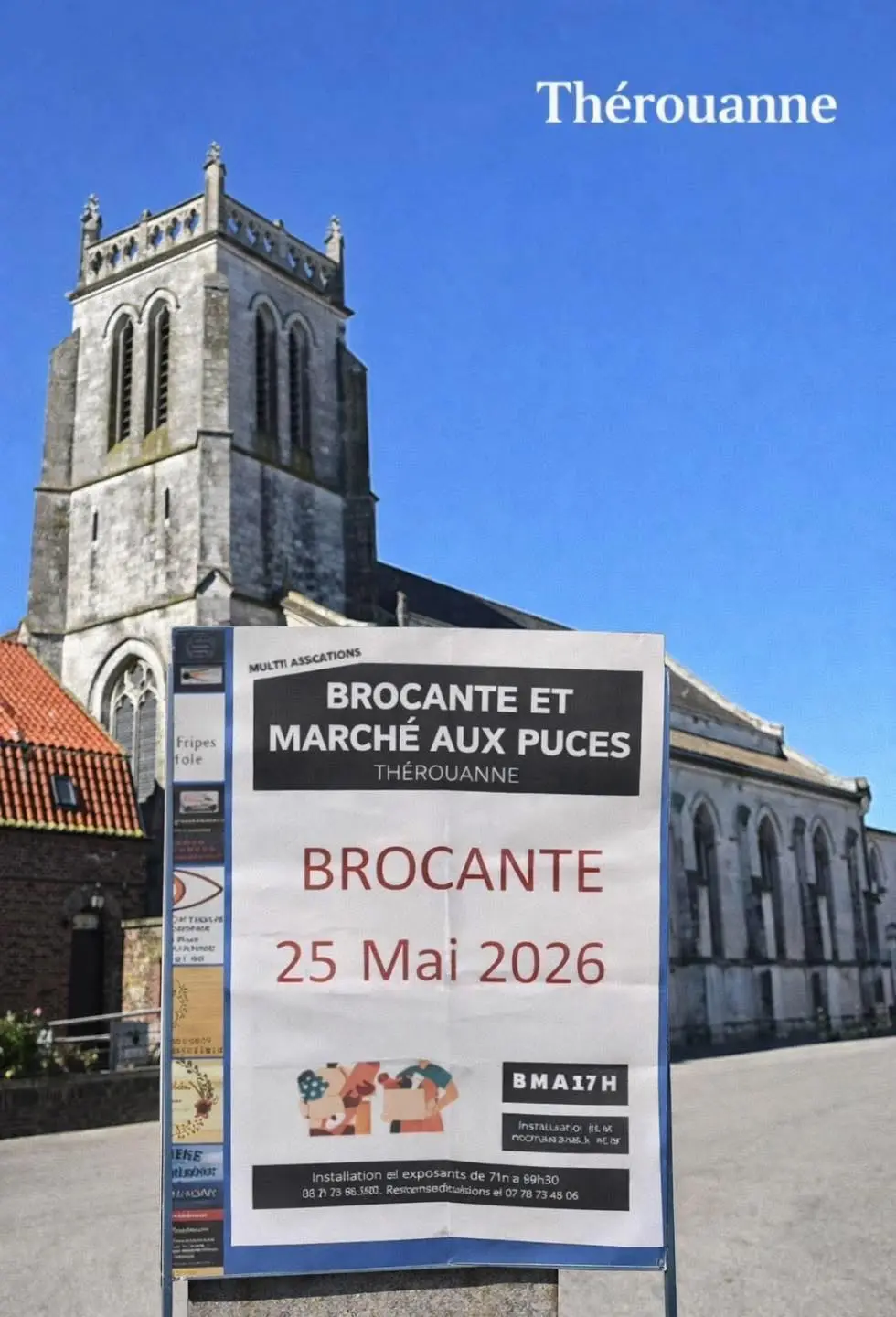 Affiche Brocante Thérouanne 2026