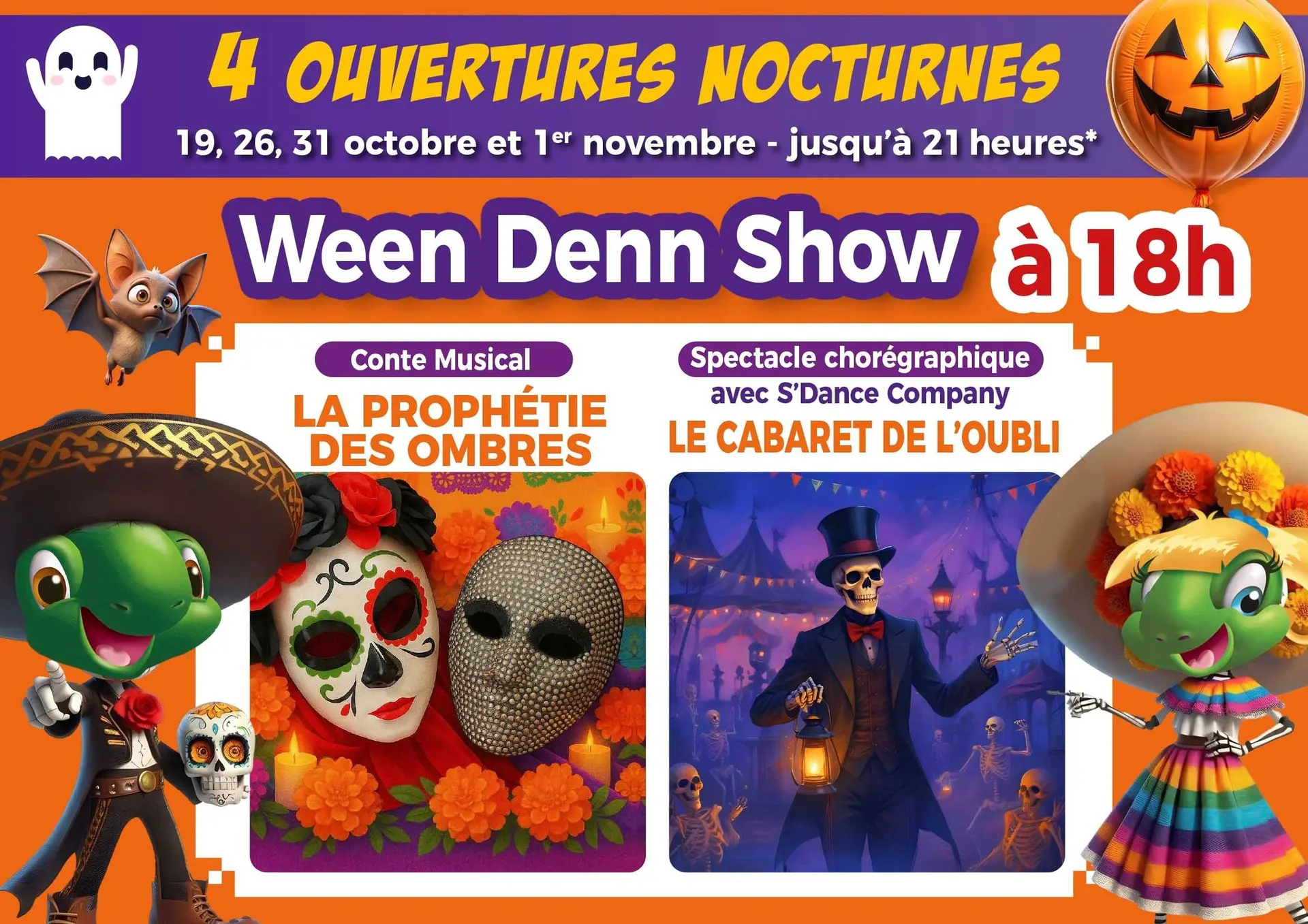 Affiche Les nocturnes de Dennlys Parc de 19h à 20h