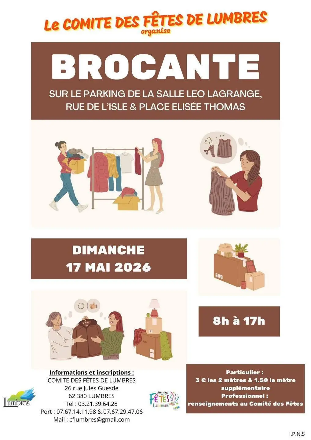 Affiche brocante Lumbres