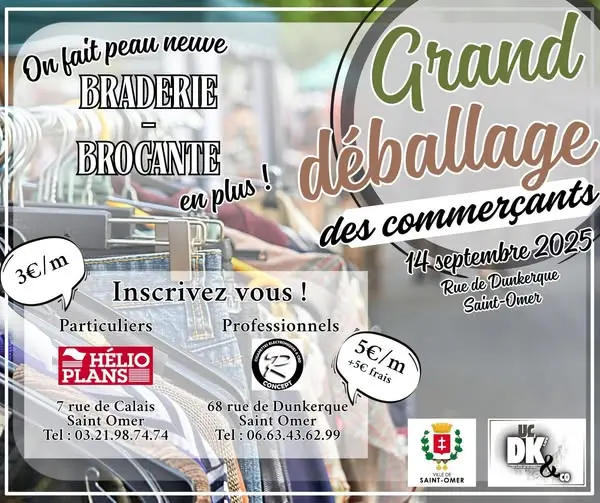 Affiche brocante Saint-Omer 2025