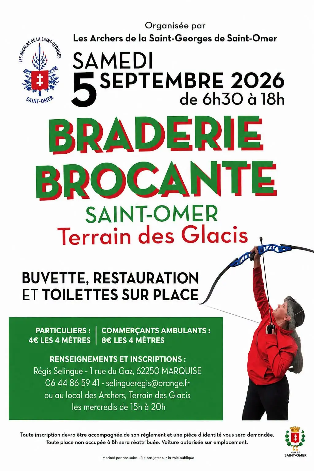 Affiche brocante Saint-Omer