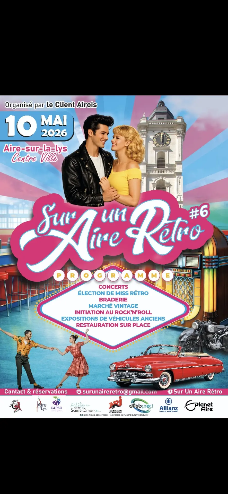 Affiche sur un air rétro 2026