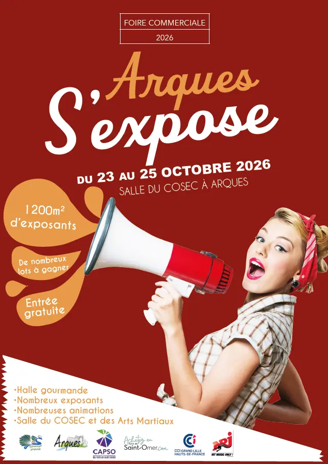 Arques s'expose, Foire commerciale 2026 du 23 au 25 octobre