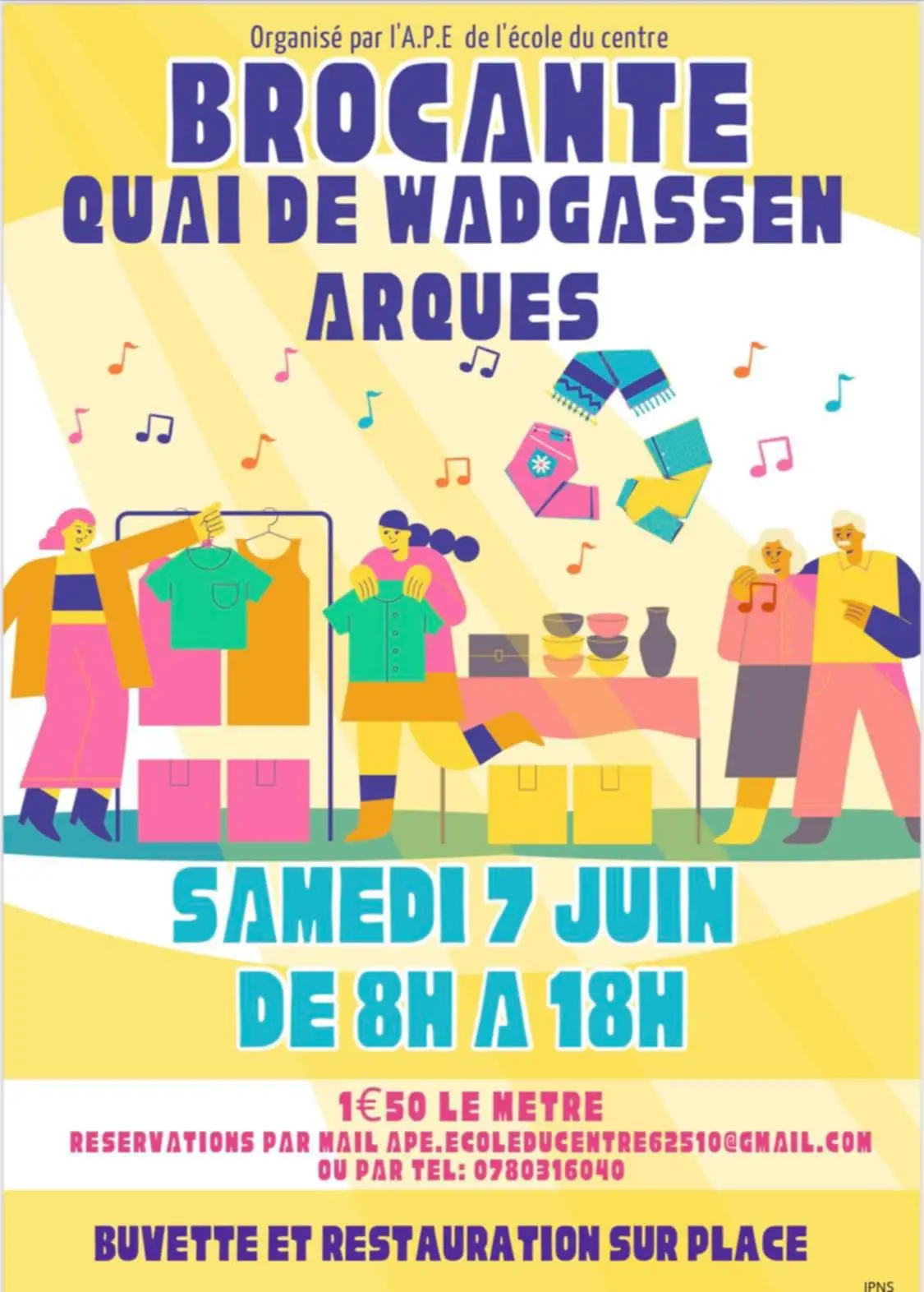 Brocante Arques 7 juin