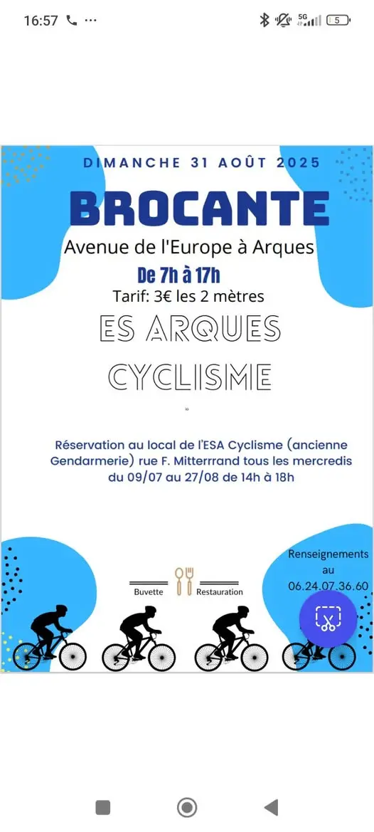 Brocante Arques 31 août