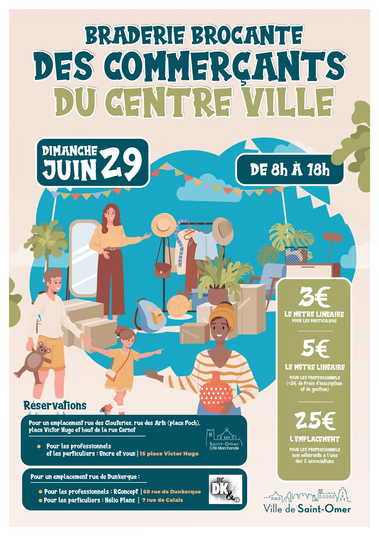 Brocante Saint-Omer 29 juin