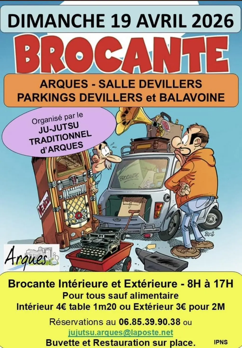 Brocante d'Arques 19 avril 2026