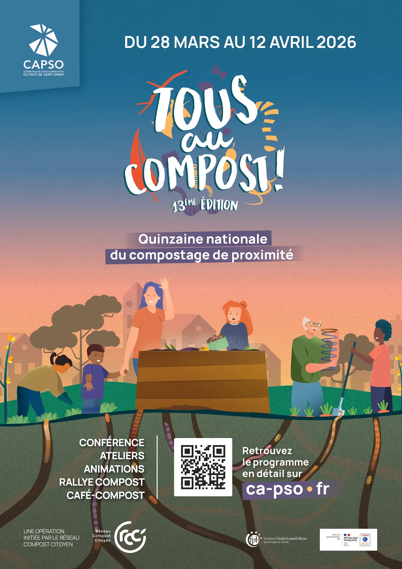 Opération Tous au compost avec la Capso