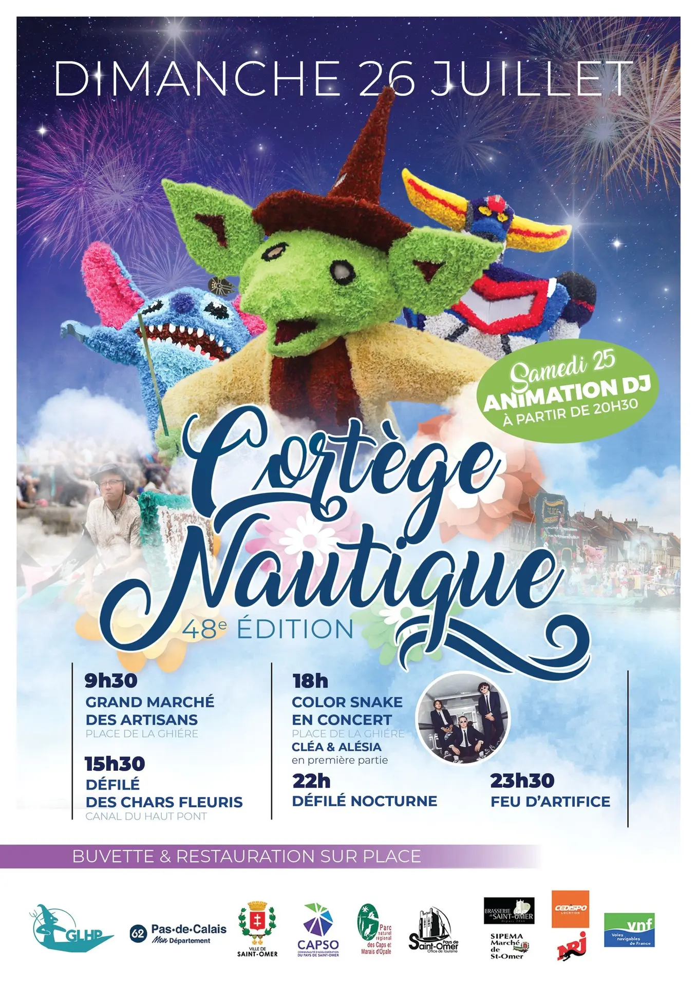 Cortege nautique 26 juillet 2026
