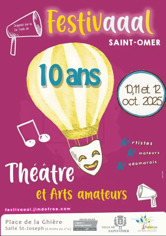 Festivaaal Triple Aah fête ses 10 ans du 10 au 12 octobre!