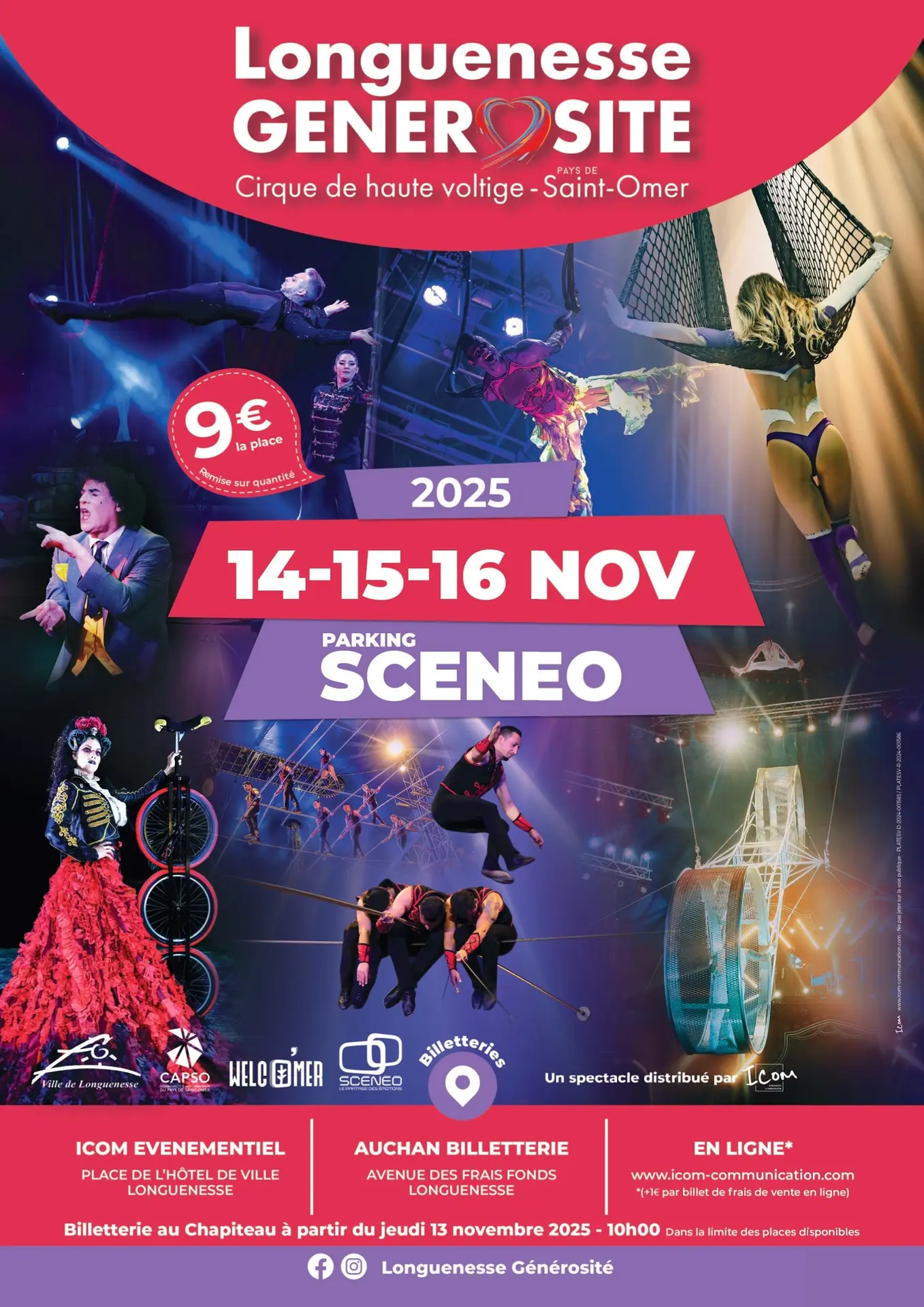 Longuenesse Générosité du 14 au 16 novembre à Longuenesse