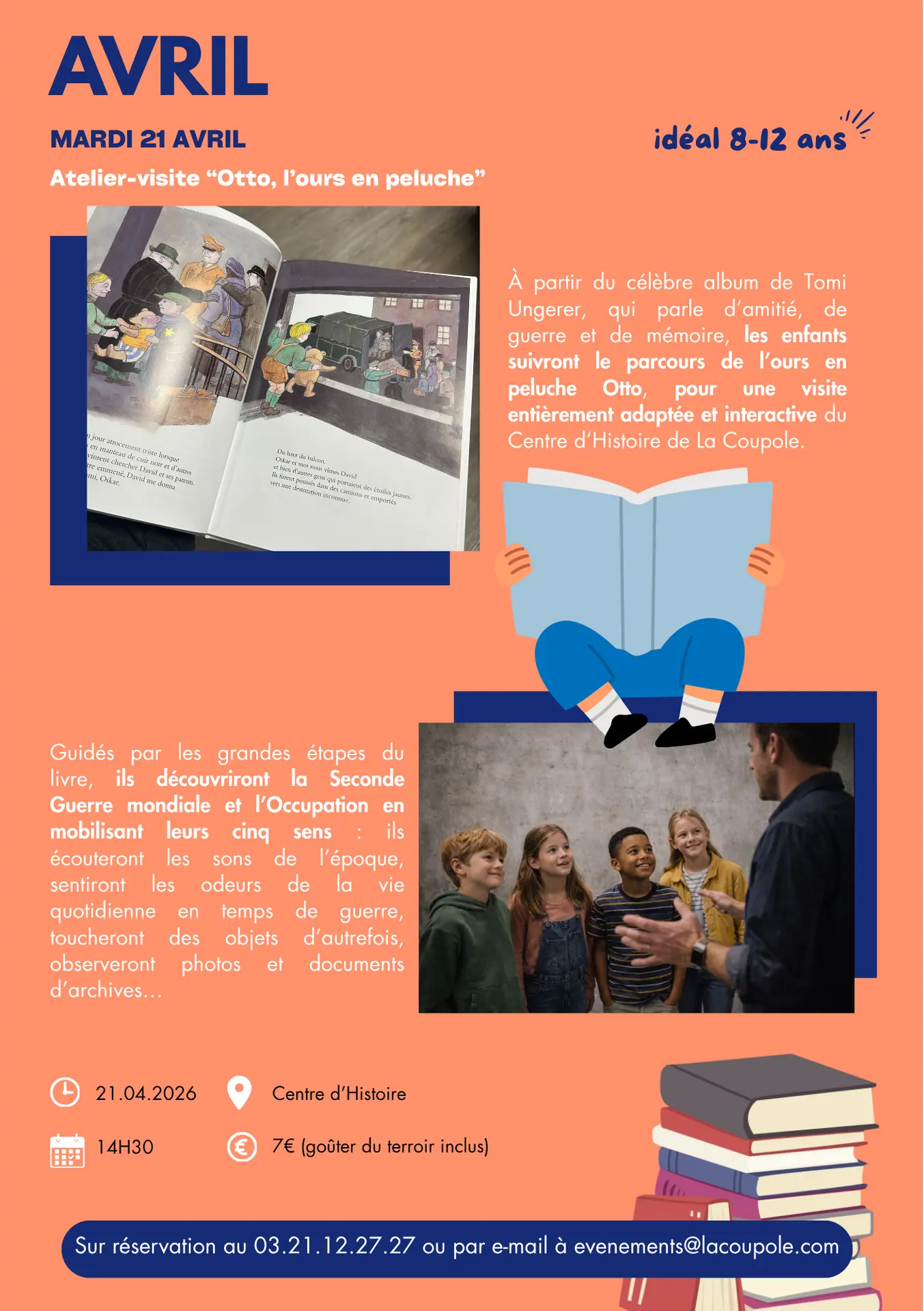 Atelier-visite Otto, l'ours en peluche