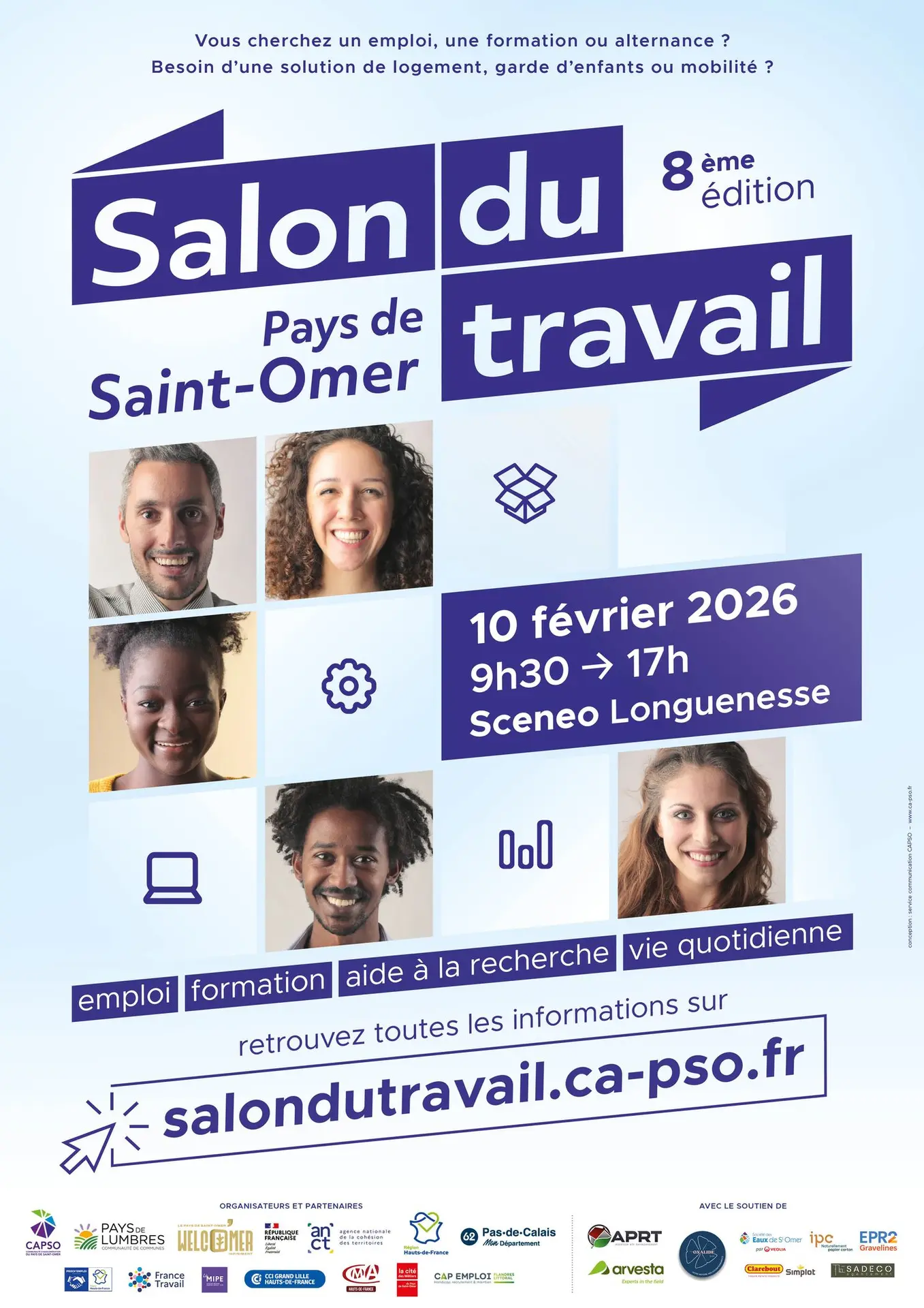 Salon du Travail à Sceneo Longuenesse mardi 10 février