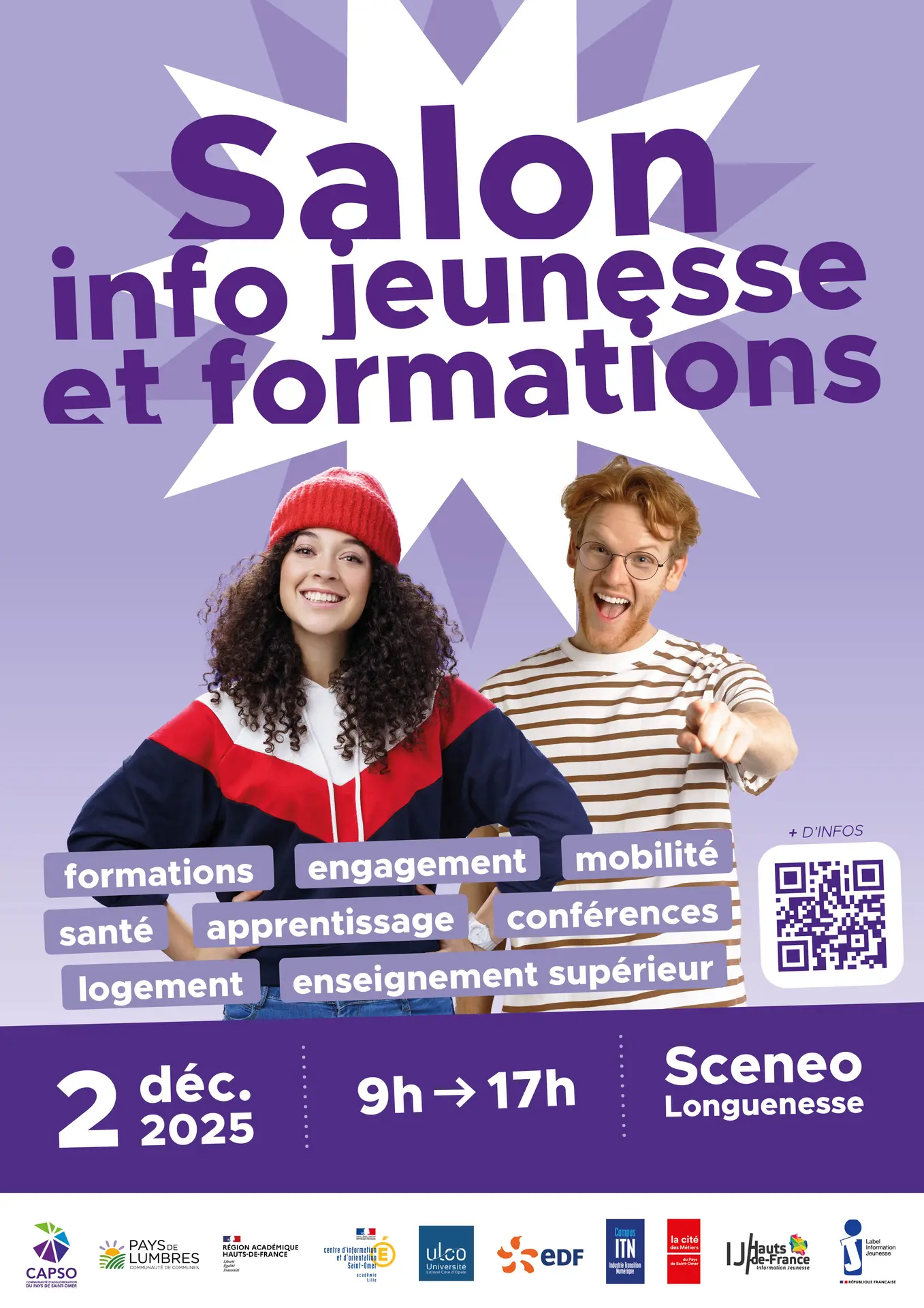 Le 2 décembre, Salon Info Jeunesse et Formations à Sceneo