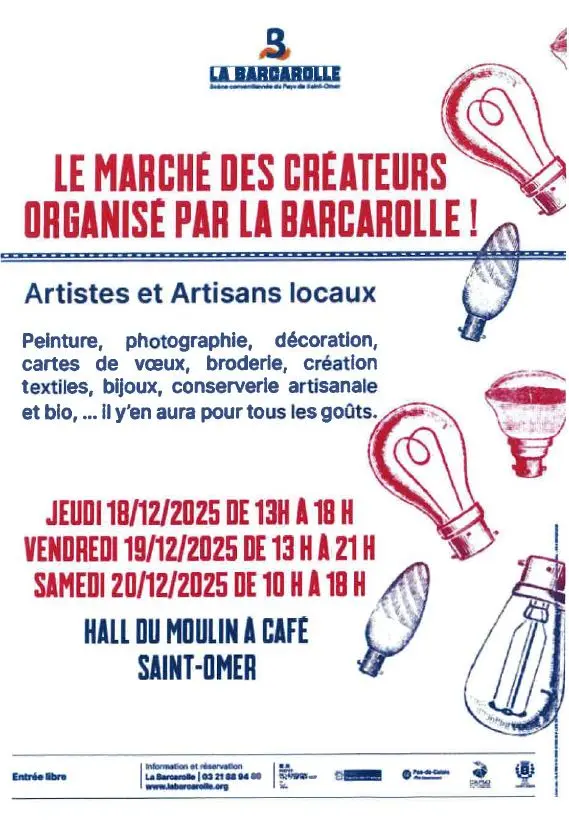 Marché artisans créateurs La Barcarolle