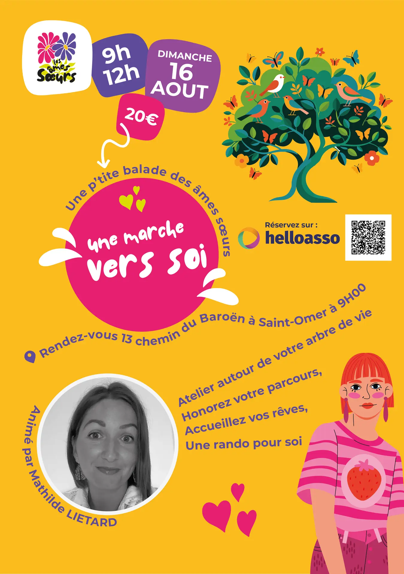Marche pour soi autour de l'arbre de vie Mathilde