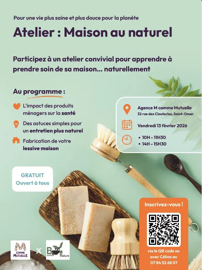 Atelier maison au naturel par M Comme Mutuelle