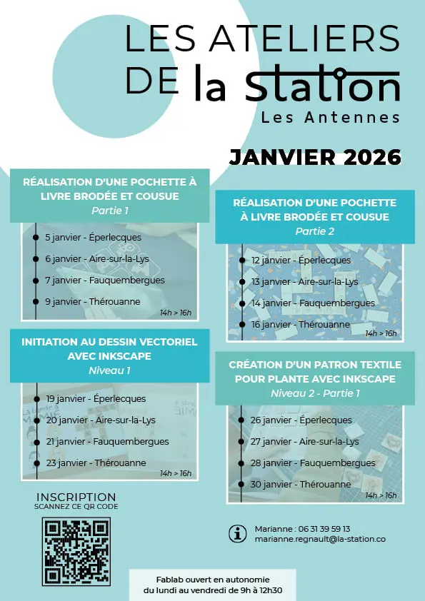 affiche antennes janvier 2026